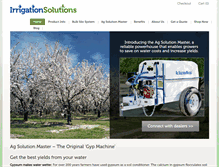 Tablet Screenshot of irrigationsolution.net